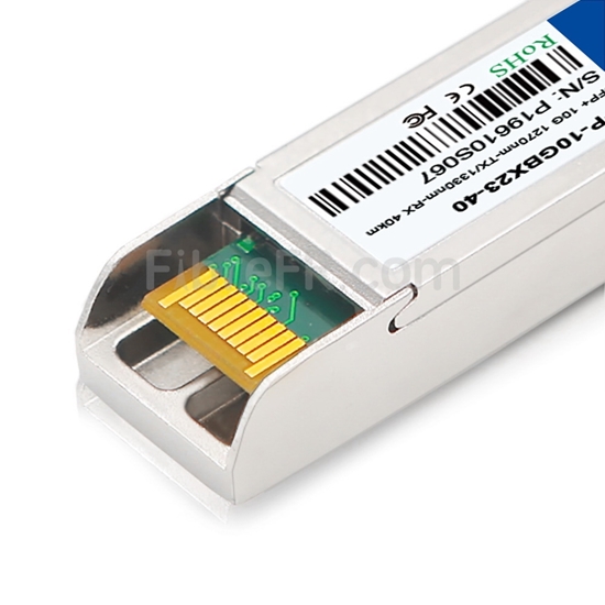 Image de Cisco SFP-10G-BX40U-I Compatible Module SFP+ 10GBASE-BX40-U 1270nm-TX/1330nm-RX 40km DOM