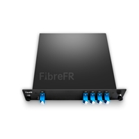 Mux Demux CWDM à 4 Canaux 1270-1330nm Double Fibre, Faible Perte d'Insertion, FMU Module Plug-in, LC/UPC