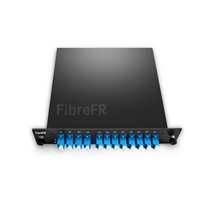 Mux Demux CWDM à 8 Canaux 1470-1610nm Double Fibre avec Port Moniteur, Port d'Expansion et Port 1310nm, FMU Module Plug-in, LC/UPC