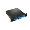 Image de Mux Demux CWDM à 8 Canaux 1470-1610nm Double Fibre avec Port Moniteur, Port d'Expansion et Port 1310nm, FMU Module Plug-in, LC/UPC