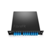Image de Mux Demux DWDM Double Fibre à 8 Canaux C53-C60 pour Solution Hybride CWDM/DWDM, avec Port Moniteur, Port d'Expansion et Port 1310nm, FMU Module Plug-in, LC/UPC