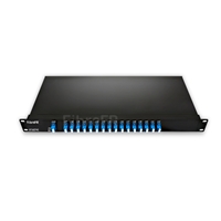 Mux Demux DWDM Double Fibre à 16 Canaux C27-C42, FMU Montage en Rack 1U, LC/UPC