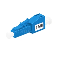 Atténuateur à Fibre Optique Fixe Monomode LC/UPC, Mâle-Femelle, 25dB