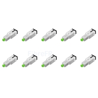 Atténuateur à Fibre Optique Fixe Monomode SC/APC, Mâle-Femelle, 3dB (10pcs/Paquet)