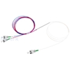 Image de 1X2 FBT Splitter Monomode Double Guichet 0,9mm Fibre avec Tube à Structure Libre, FC/APC