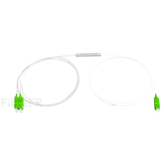 Image de Splitter PLC à Fibre Optique 1 x 2, Mini Module, 900μm, SC/APC, Monomode