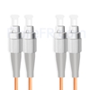 Image de 2M FC UPC vers FC UPC Duplex 2,0mm PVC (OFNR) OM1 Jarretière Optique Multimode