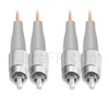Image de 2M FC UPC vers FC UPC Duplex 2,0mm PVC (OFNR) OM1 Jarretière Optique Multimode