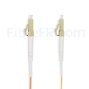 Image de 2m LC UPC vers LC UPC Duplex OM1 PVC (OFNR) 2,0mm Jarretière Optique Multimode