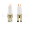 Image de 2m LC UPC vers LC UPC Duplex OM1 PVC (OFNR) 2,0mm Jarretière Optique Multimode