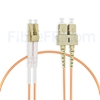 Image de 2m LC UPC vers SC UPC Duplex 2,0mm PVC (OFNR) OM1 Jarretière Optique Multimode