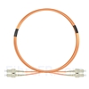 Image de 3m SC UPC vers SC UPC Duplex 2,0mm PVC (OFNR) OM1 Jarretière Optique Multimode