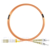Image de 5m LC UPC vers ST UPC Duplex 2,0mm PVC (OFNR) OM1 Jarretière Optique Multimode