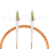 Image de 5m LC UPC vers LC UPC Simplex 2,0mm PVC (OFNR) OM1 Jarretière Optique Multimode