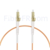 Image de 2m LC UPC vers LC UPC Simplex 2,0mm PVC (OFNR) OM1 Jarretière Optique Multimode