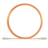 Image de 5m SC UPC vers SC UPC Simplex 2,0mm PVC (OFNR) OM1 Jarretière Optique Multimode