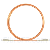 5m SC UPC vers SC UPC Simplex 2,0mm PVC (OFNR) OM1 Jarretière Optique Multimode