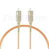 Image de 3m SC UPC vers SC UPC Simplex 2,0mm PVC (OFNR) OM1 Jarretière Optique Multimode
