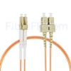 Image de 3m LC UPC vers SC UPC Duplex 3,0mm PVC (OFNR) OM1 Jarretière Optique Multimode