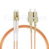 Image de 5m LC UPC vers SC UPC Duplex 3,0mm PVC (OFNR) OM1 Jarretière Optique Multimode