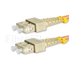 Image de 10m SC UPC vers SC UPC Duplex 3,0mm PVC (OFNR) OM1 Jarretière Optique Multimode