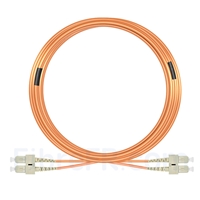 30m SC UPC vers SC UPC Duplex 3,0mm PVC (OFNR) OM1 Jarretière Optique Multimode