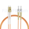 Image de 5m LC UPC vers ST UPC Duplex 2,0mm PVC (OFNR) OM2 Jarretière Optique Multimode