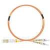 Image de 3m LC UPC vers ST UPC Duplex 2,0mm LSZH OM2 Jarretière Optique Multimode
