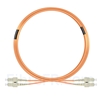 Image de 7m SC UPC vers SC UPC Duplex 3,0mm PVC (OFNR) OM2 Jarretière Optique Multimode
