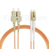 Image de 7m LC UPC vers SC UPC Duplex 3,0mm PVC (OFNR) OM2 Jarretière Optique Multimode