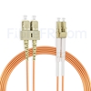 Image de 30m LC UPC vers SC UPC Duplex 3,0mm PVC (OFNR) OM2 Jarretière Optique Multimode