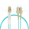 Image de 2m LC UPC vers SC UPC Duplex OM3 PVC (OFNR) 2,0mm Jarretière Optique Multimode