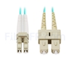 Image de 2m LC UPC vers SC UPC Duplex OM3 PVC (OFNR) 2,0mm Jarretière Optique Multimode