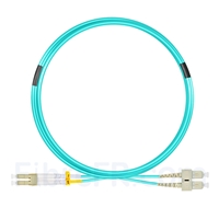 Image de 5m LC UPC vers SC UPC Duplex OM3 PVC (OFNR) 2,0mm Jarretière Optique Multimode