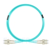 Image de 5m SC UPC vers SC UPC Duplex OM3 PVC (OFNR) 2,0mm Jarretière Optique Multimode