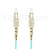 Image de 2m SC UPC vers SC UPC Duplex OM3 PVC (OFNR) 2,0mm Jarretière Optique Multimode