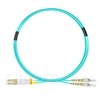 Image de 2m LC UPC vers ST UPC Duplex OM3 PVC (OFNR) 2,0mm Jarretière Optique Multimode