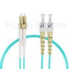 Image de 2m LC UPC vers ST UPC Duplex OM3 PVC (OFNR) 2,0mm Jarretière Optique Multimode