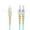 Image de 1m SC UPC vers ST UPC Duplex OM3 PVC (OFNR) 2,0mm Jarretière Optique Multimode