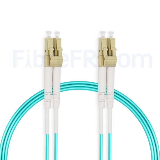 Image de 5m LC UPC vers LC UPC Duplex OM3 LSZH 2,0mm Jarretière Optique Multimode