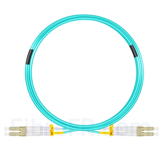 Image de 7m LC UPC vers LC UPC Duplex OM3 LSZH 2,0mm Jarretière Optique Multimode