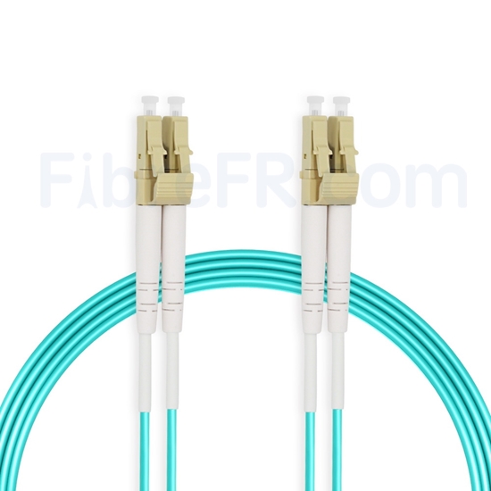 Image de 10m LC UPC vers LC UPC Duplex OM3 LSZH 2,0mm Jarretière Optique Multimode