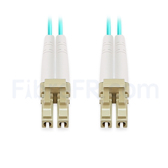 Image de 10m LC UPC vers LC UPC Duplex OM3 LSZH 2,0mm Jarretière Optique Multimode