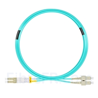 10m LC UPC vers SC UPC Duplex OM3 LSZH 2,0mm Jarretière Optique Multimode
