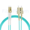Image de 10m LC UPC vers SC UPC Duplex OM3 OFNR 2,0mm Jarretière Optique Multimode