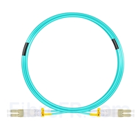 Image de 10m LC UPC vers LC UPC Duplex 2,0mm LSZH OM4 Jarretière Optique Multimode