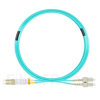 10m LC UPC vers SC UPC Duplex 3,0mm LSZH OM4 Jarretière Optique Multimode