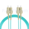 Image de 30m SC UPC vers SC UPC Duplex 3,0mm LSZH OM4 Jarretière Optique Multimode