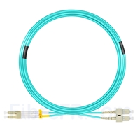 Image de 30m LC UPC vers SC UPC Duplex 3,0mm LSZH OM4 Jarretière Optique Multimode