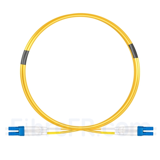 Image de 3m LC UPC vers LC UPC Duplex OS2 PVC (OFNR) 2,0mm Jarretière Optique Monomode